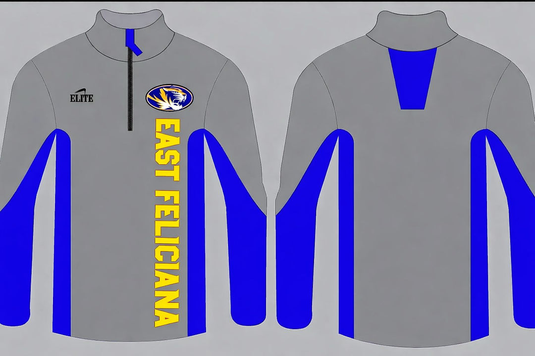 East Feliciana ECA Shirt - Grey & Blue