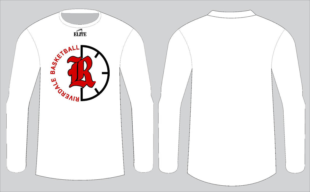 Riverdale Basketball Long Sleeve Dri Fit Shirt - White
