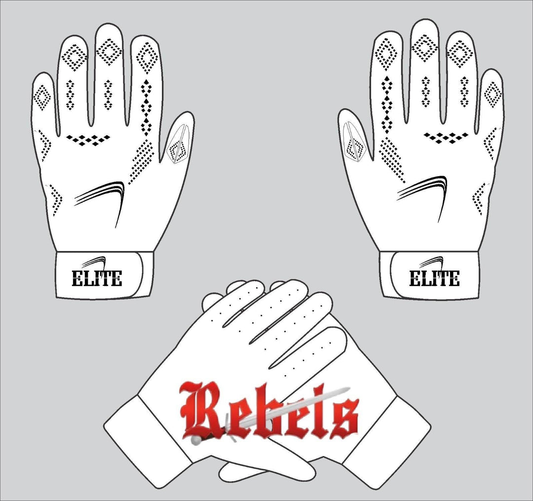 Rebels Padded Lineman Gloves