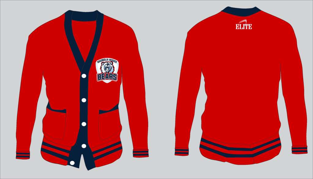 Magnolia Woods Cardigan - Red