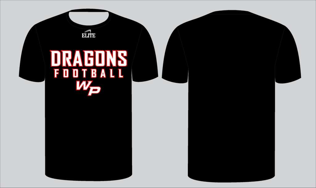 WP Dragons cotton T-Shirt - Black