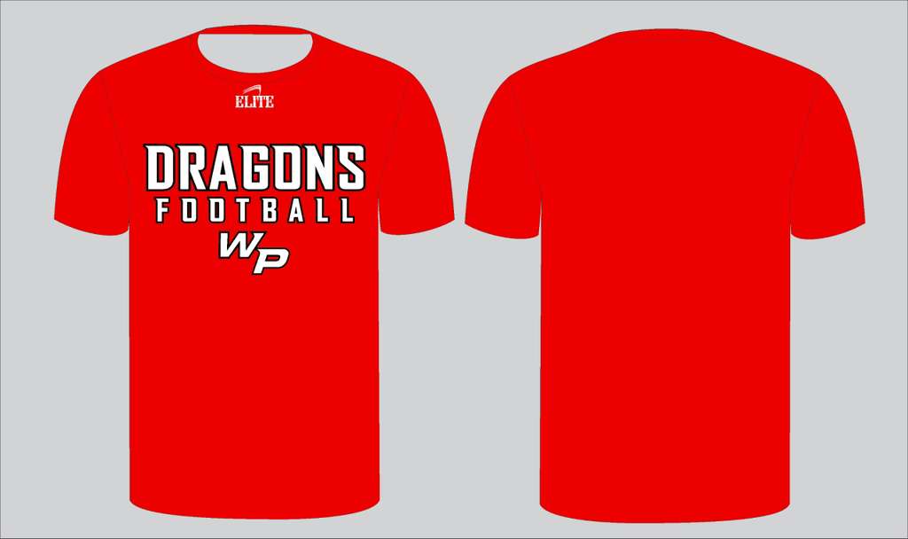 WP Dragons cotton T-Shirt - Red