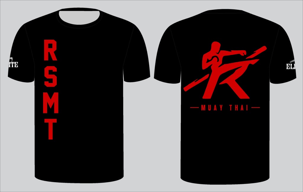 Muay Thai Dri-Fit RSMT Shirt - Black