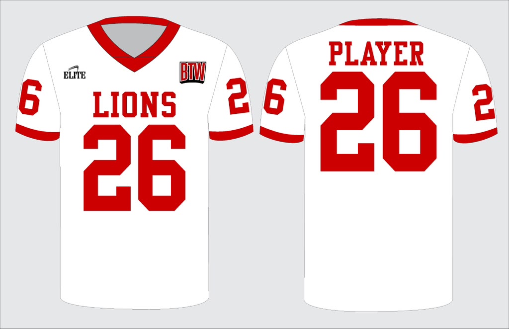 BTW Fan Football Jersey - White