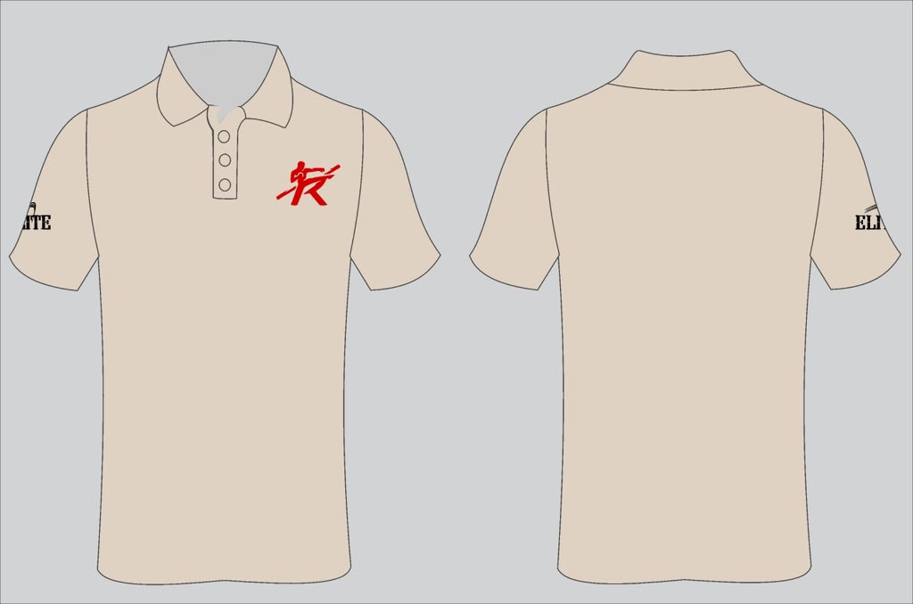 Muay Thai Dri Fit Polo - Sand