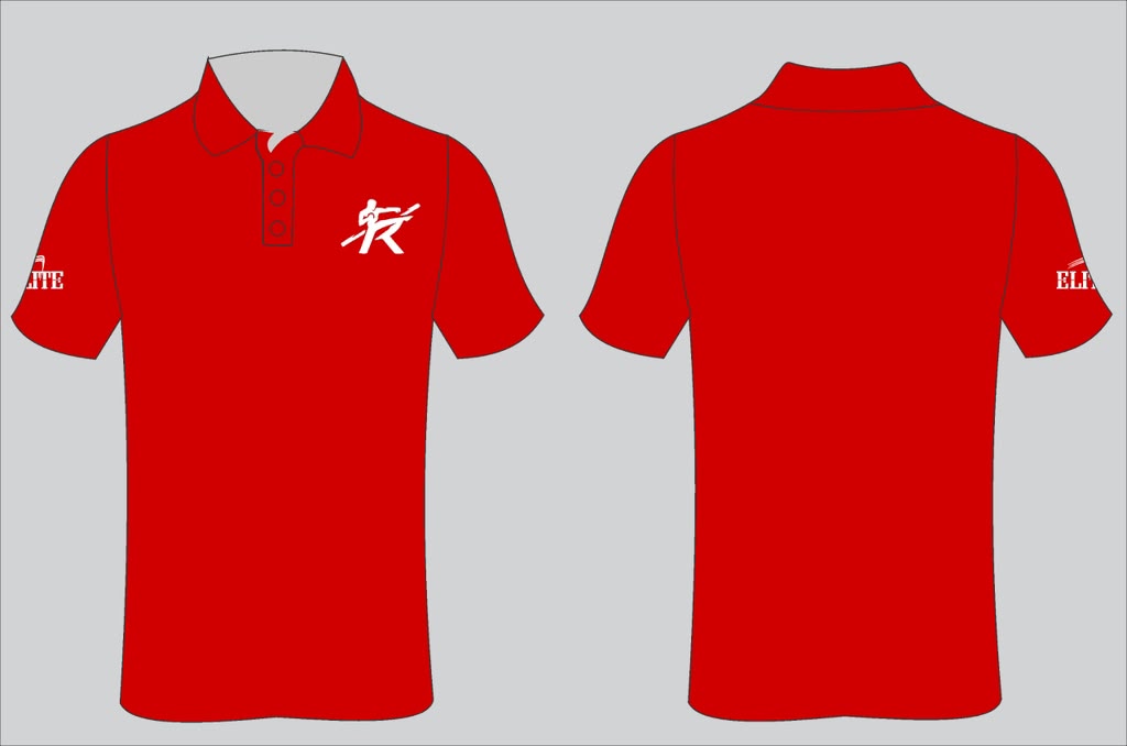 Muay Thai Dri Fit Polo - Red