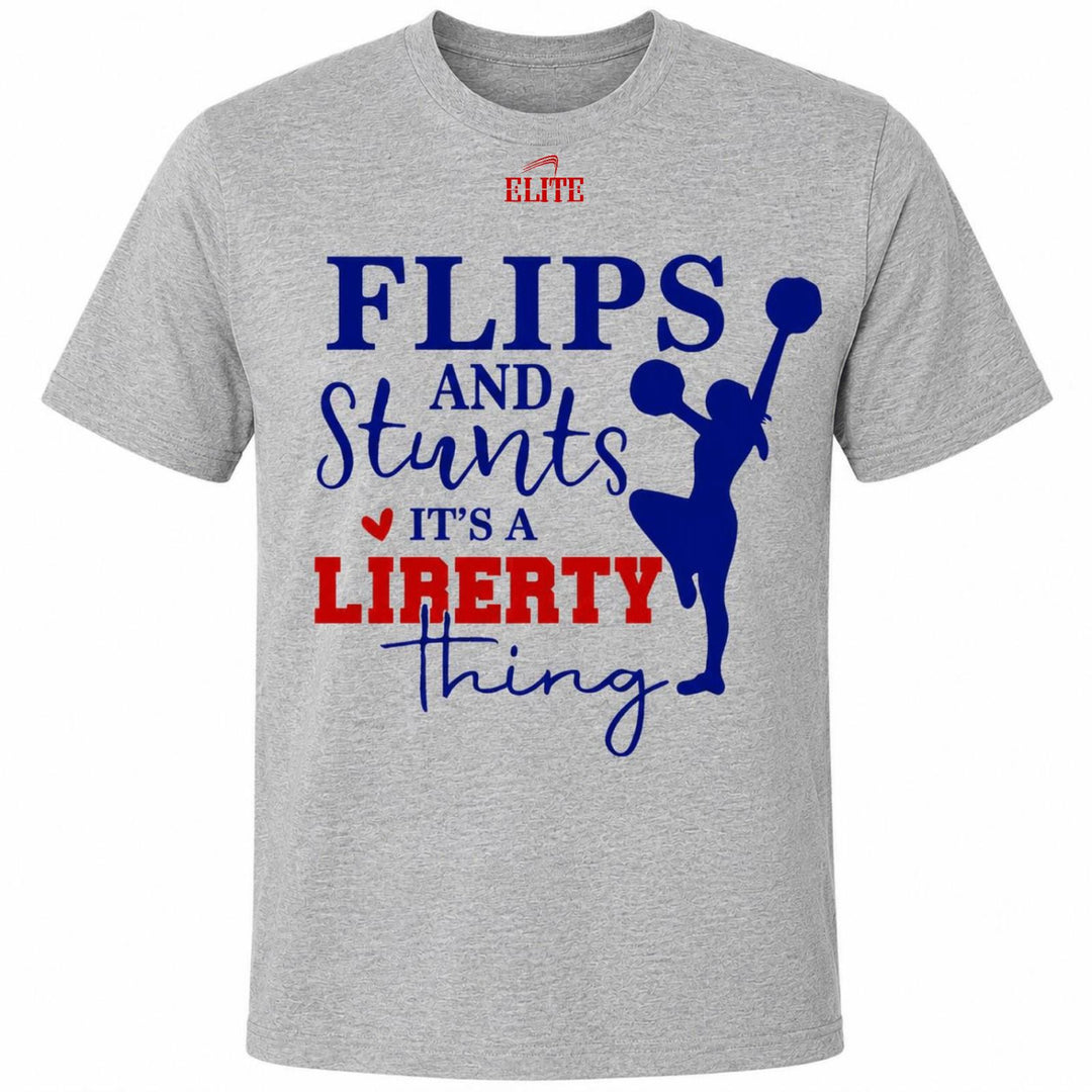Liberty Cheer Fan Shirt - Grey