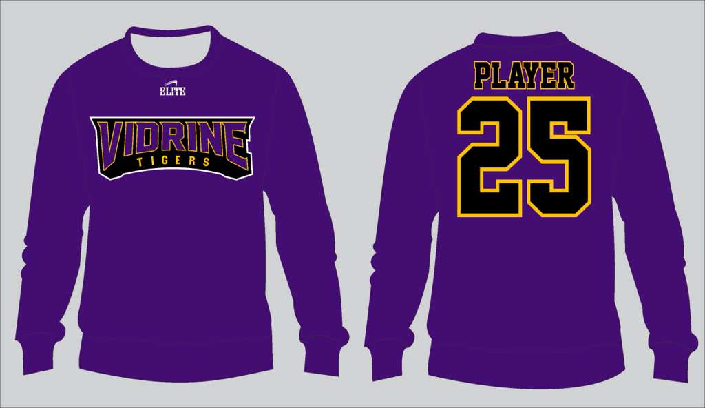 Vidrine Basketball Sweatshirt - Purple