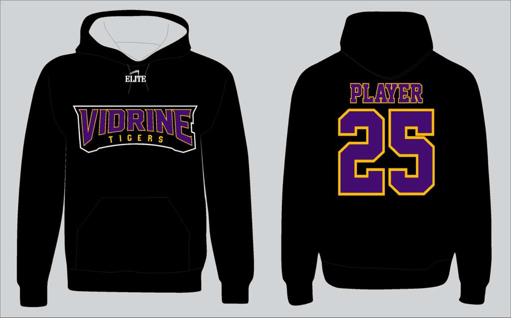 Vidrine Basketball Hoodie - Black