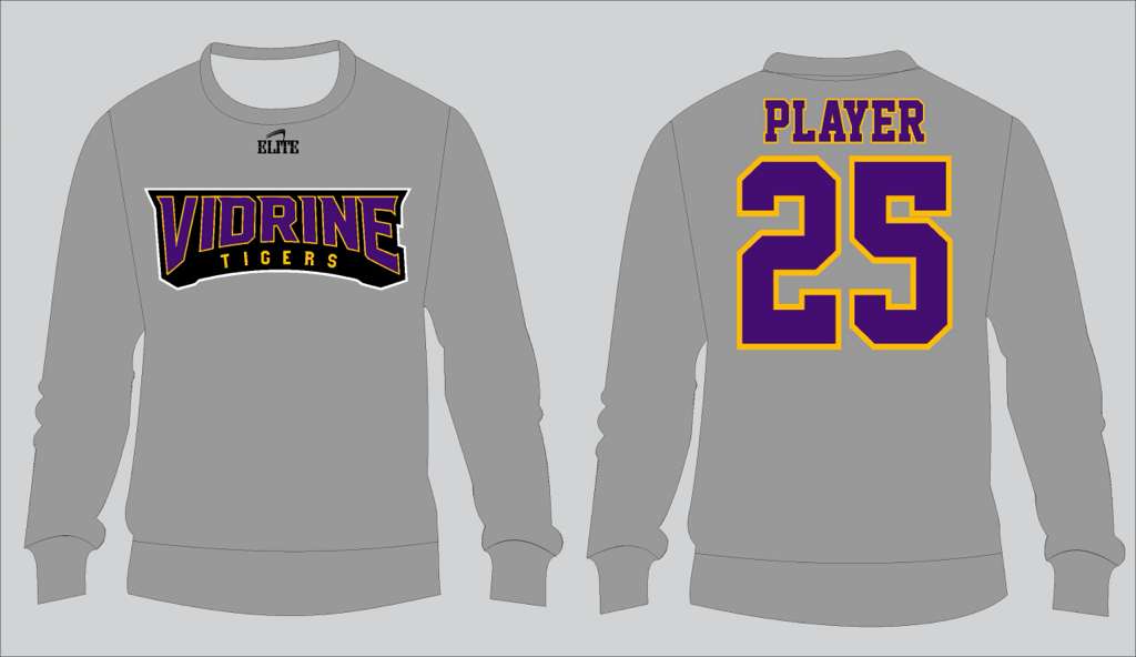 Vidrine Basketball Sweatshirt - Grey