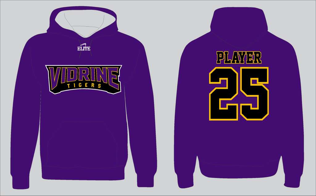 Vidrine Basketball Hoodie - Purple