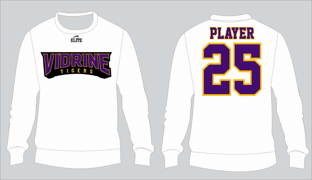 Vidrine Basketball Sweatshirt - White
