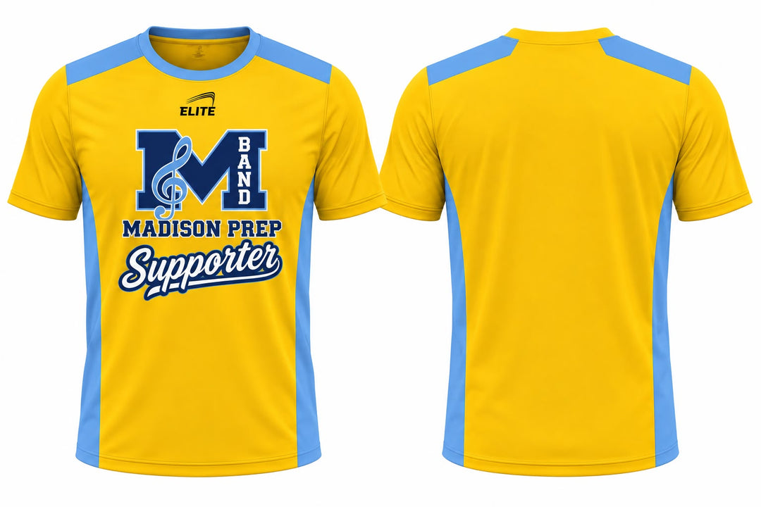 MPA Band Supporter T Shirt - Yellow