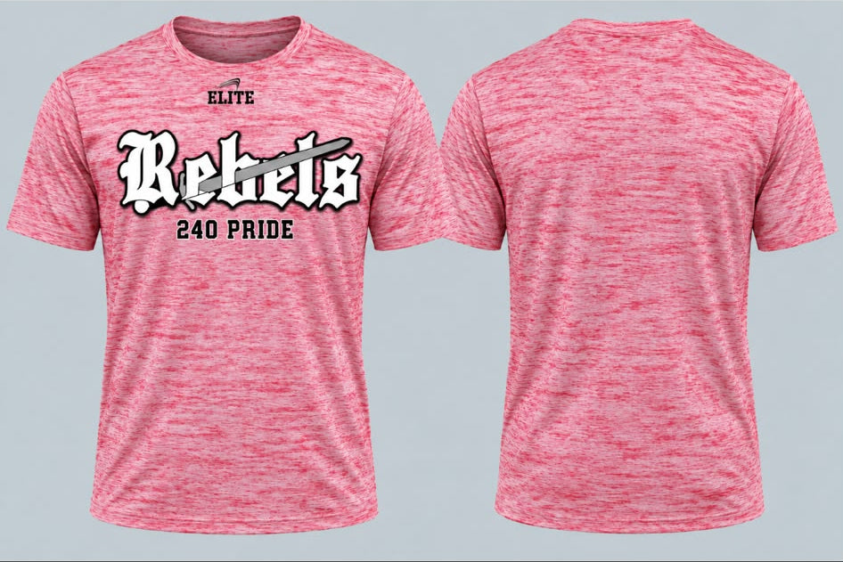 Rebels Heather Red Dri-Fit T-Shirt