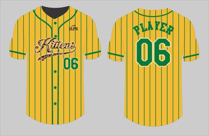 SULAB Class of 2006 Alumni Jersey Yellow & Green (Leopard Brown Kitten Logo)