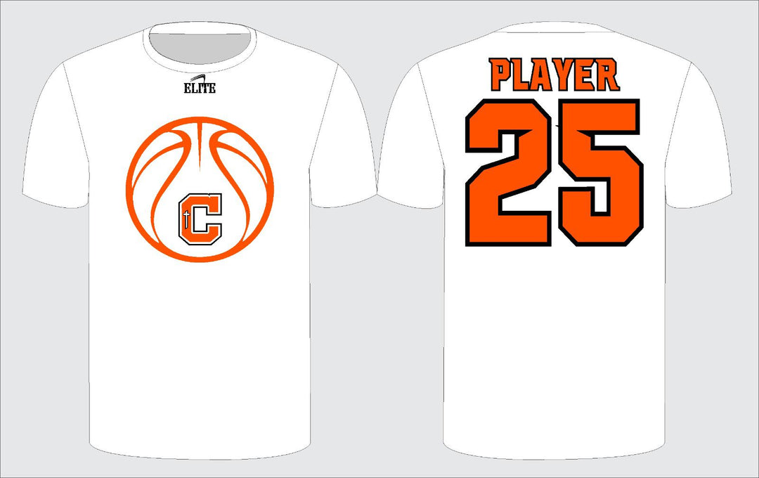 Catholic High Bears Basketball T-shirt - White