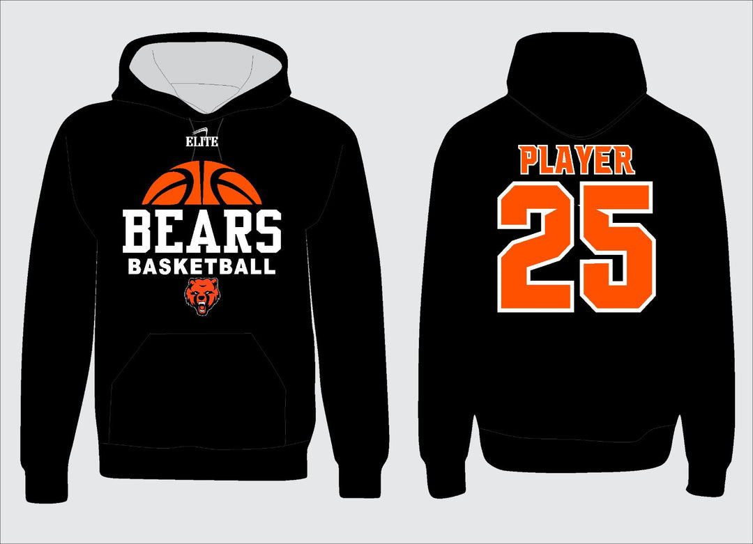 CHB Bears Basketball Hoodie - Black