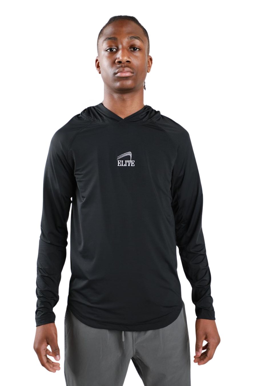 Elite Training Hooded Pullover - Black