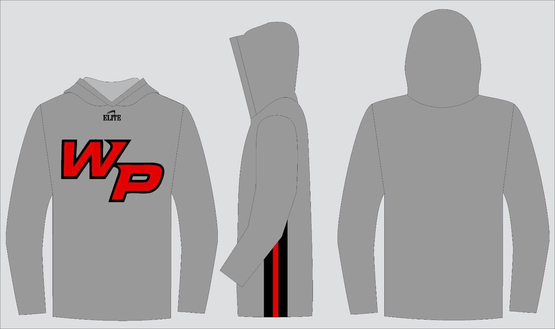 West Point Dri Fit Long Sleeve Hoodie - Grey