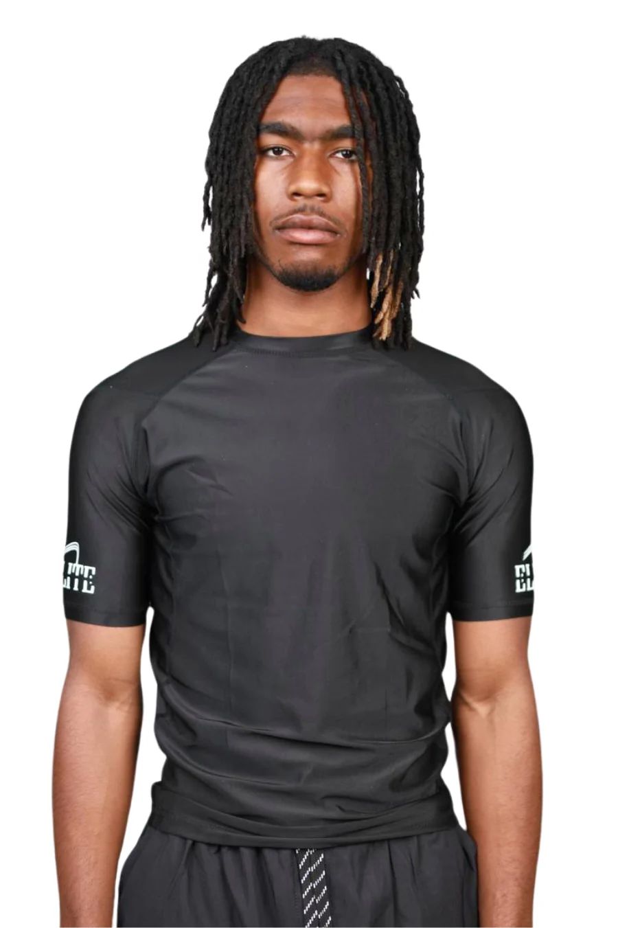 Elite Short Sleeve Compression Shirts - Black