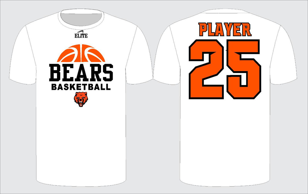 CHB Bears Basketball T-shirt - White