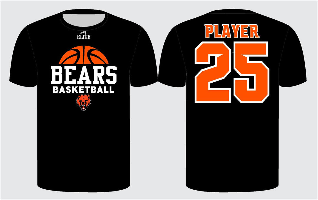 CHB Bears Basketball T-shirt - Black