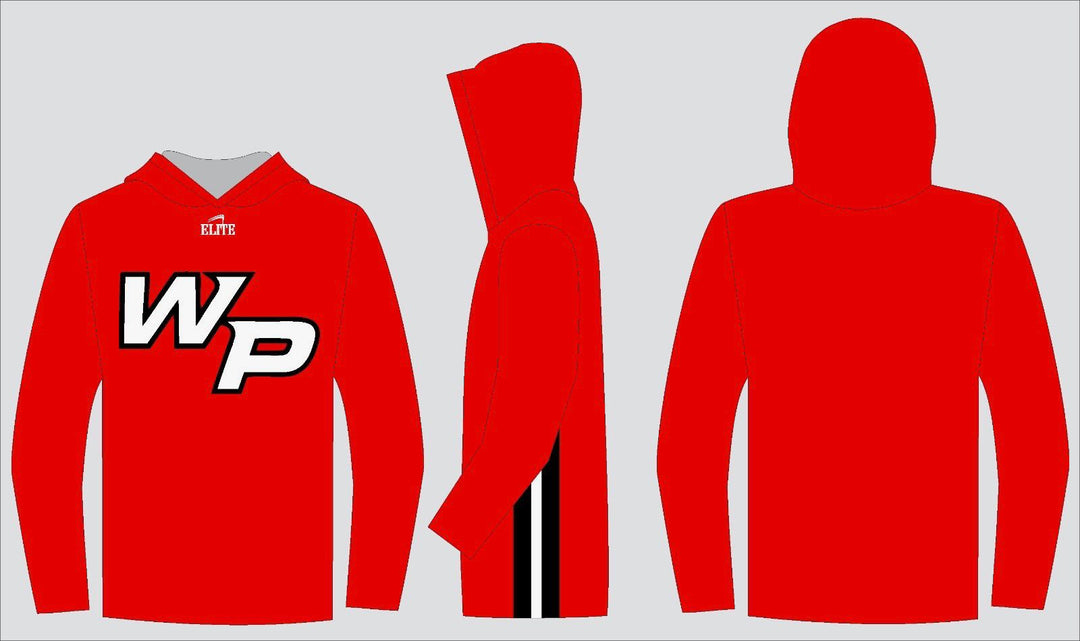 West Point Dri Fit Long Sleeve Hoodie - Red