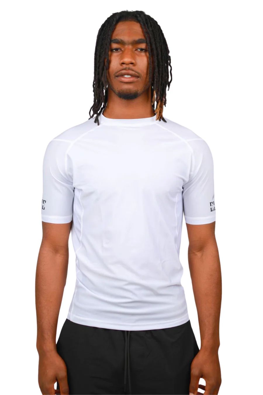 Elite Short Sleeve Compression Shirts - White