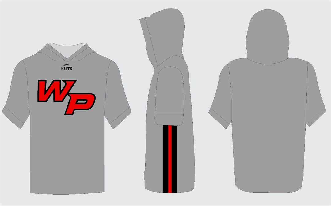 West Point Dri Fit Short Sleeve Hoodie - Grey
