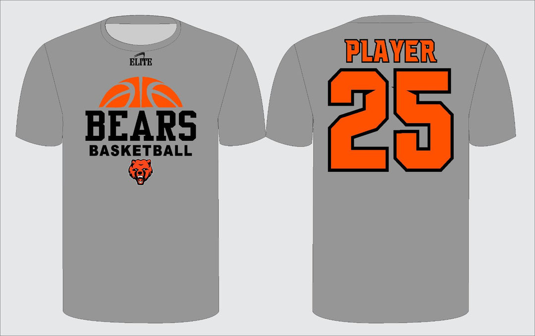 CHB Bears Basketball T-shirt - Grey
