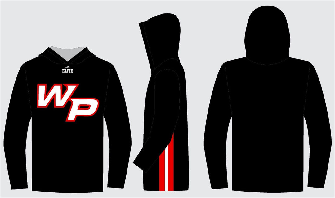 West Point Dri Fit Long Sleeve Hoodie - Black