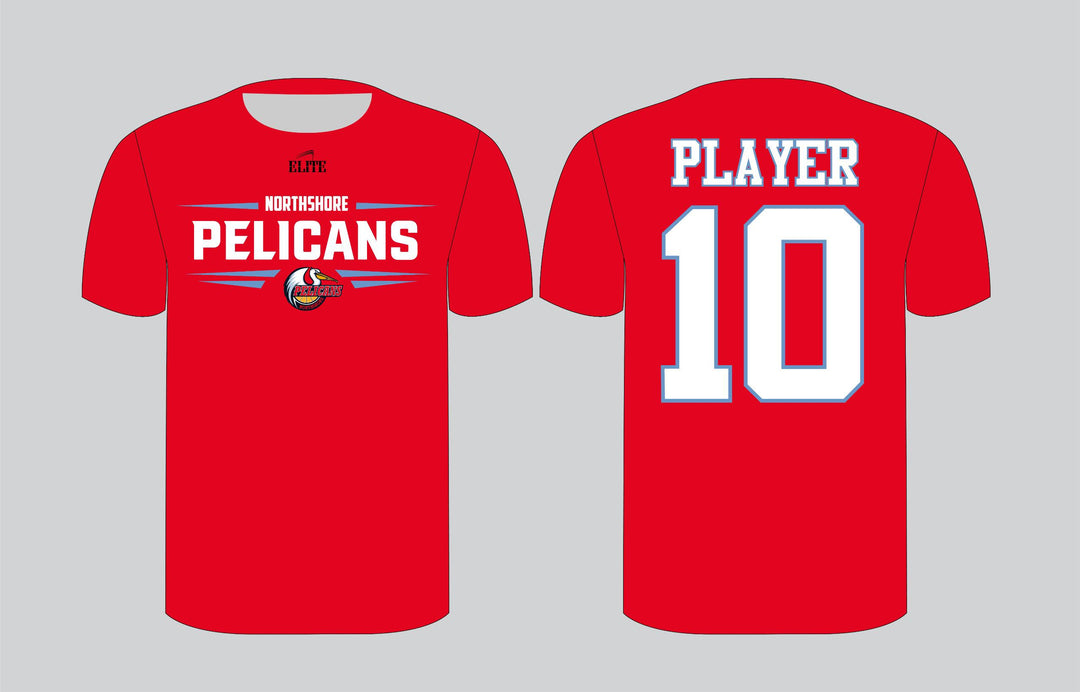 Dry-fit Pelicans T-shirt - Red