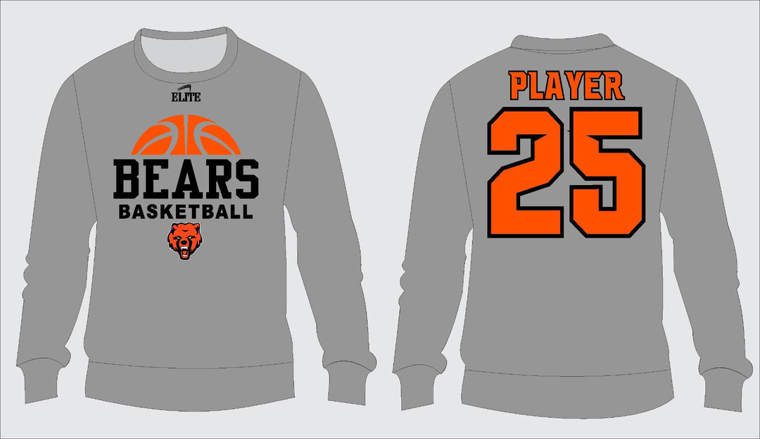 CHB Bears Basketball Crewneck - Grey