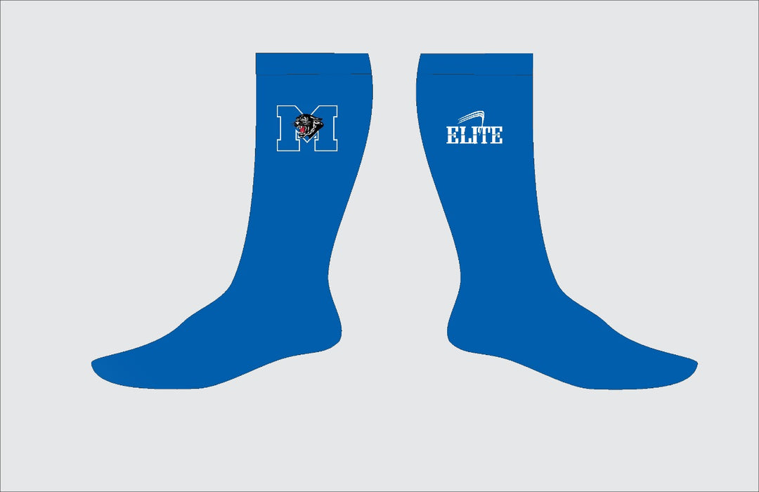 Mckinley Basketball Socks Blue