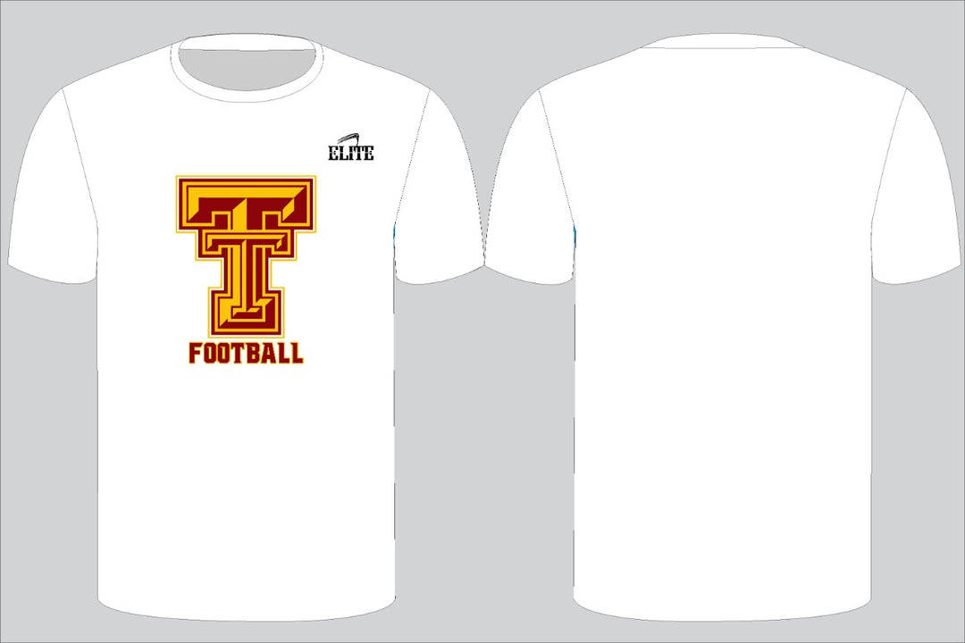 Tara Football - Short Sleeve Shirt - White