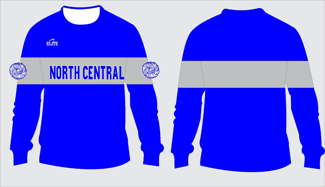 North Central Fan Long Sleeve Shirt - Blue