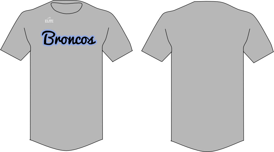 Broncos - Short Sleeve - Shirt Grey
