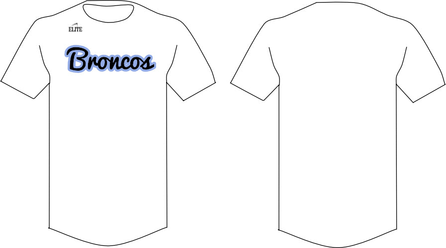 Broncos - Short Sleeve - Shirt White