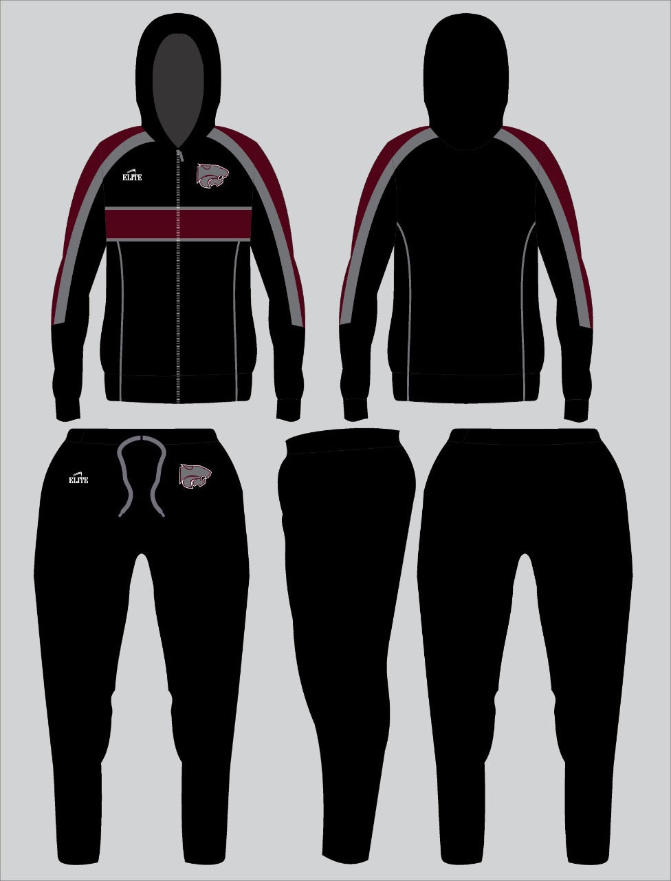 Central Middle School Basketball Travel Suit