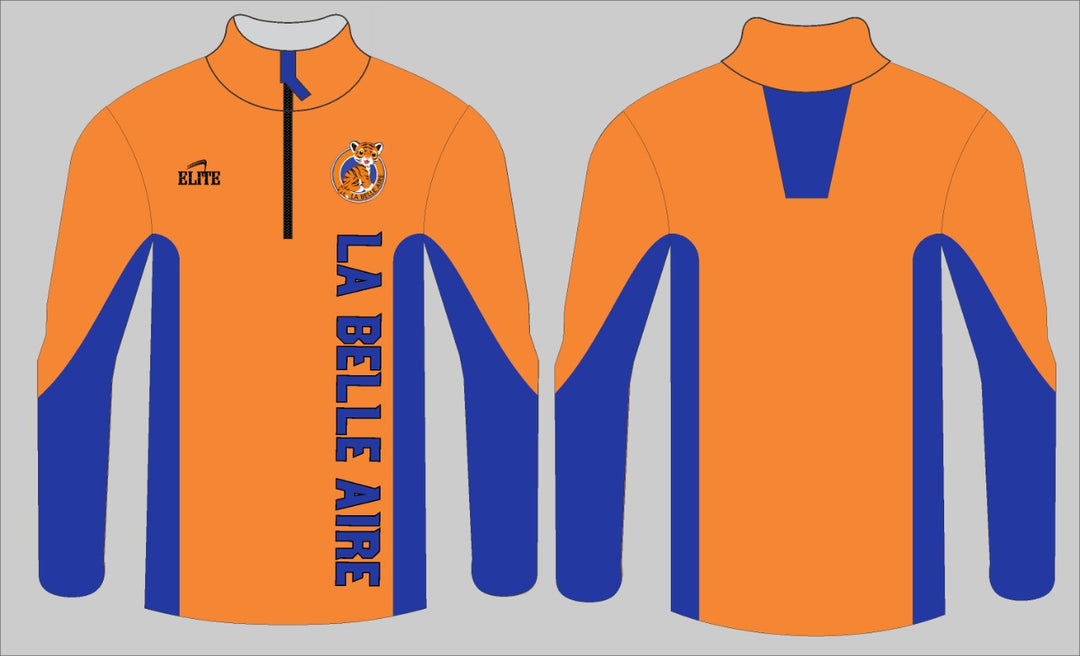 LA Belle Aire Team - Half Zip Pullover Orange