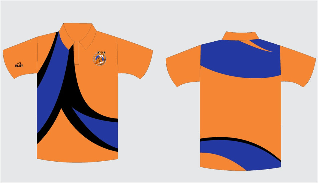 LA Belle Aire Team - Polo Pattern Shirt Orange