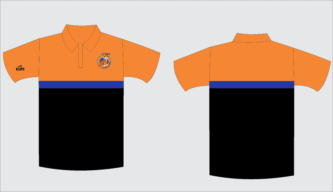 LA Belle Aire Team -  Polo Shirt Orange/Black