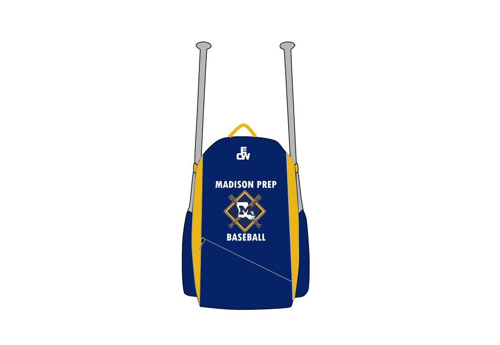 Madison Prep Baseball Bag (Custom Name & Number)
