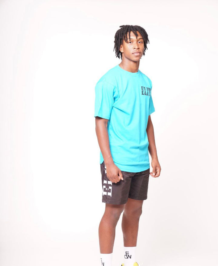 Elite Extended Tee Turquoise