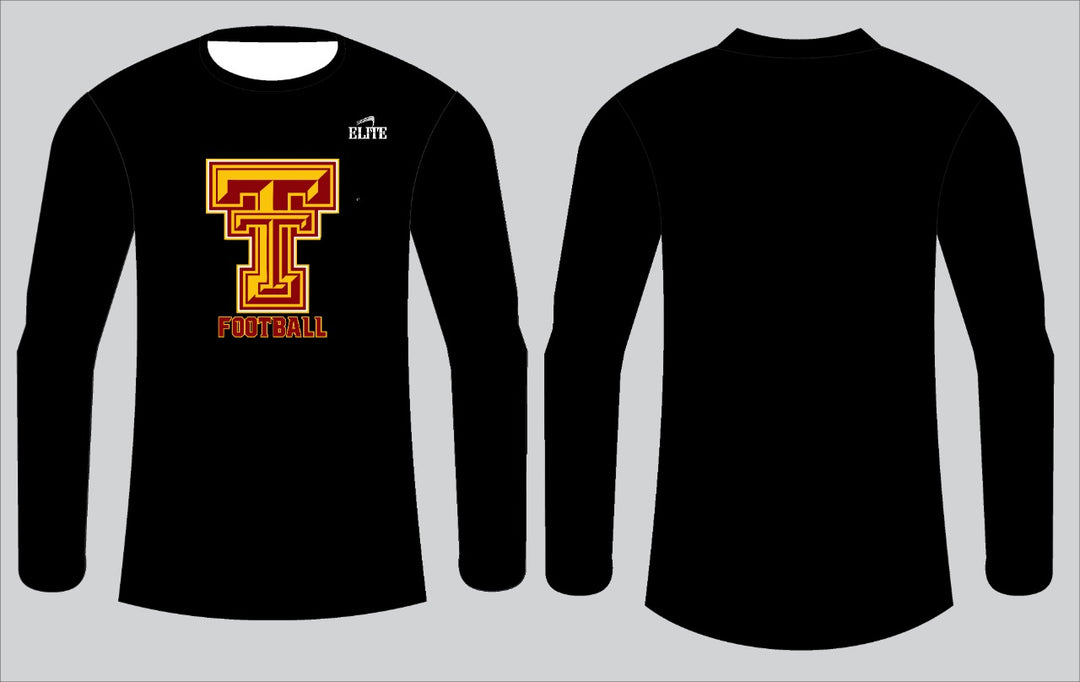 Tara Football - Long Sleeve Compression Shirt - Black