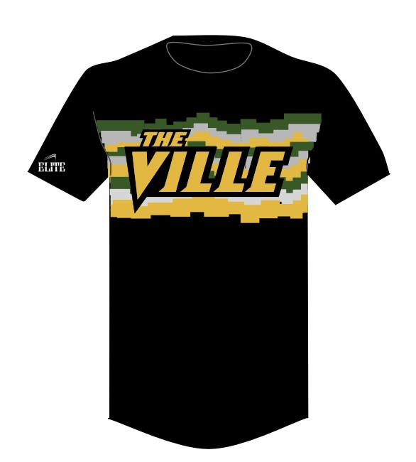 Rayville “The Ville” Fan Shirt Black - Elite By ECW 