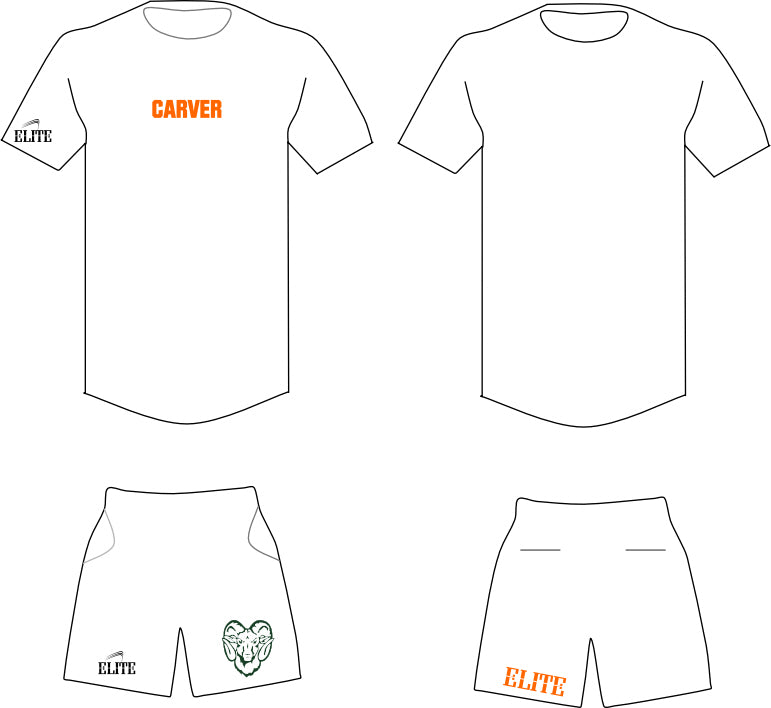 Carver Store - T-Shirt & Short Set - White