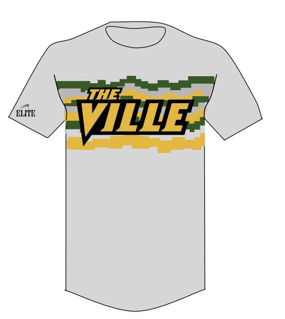Rayville “The Ville” Fan Shirt Gray - Elite By ECW